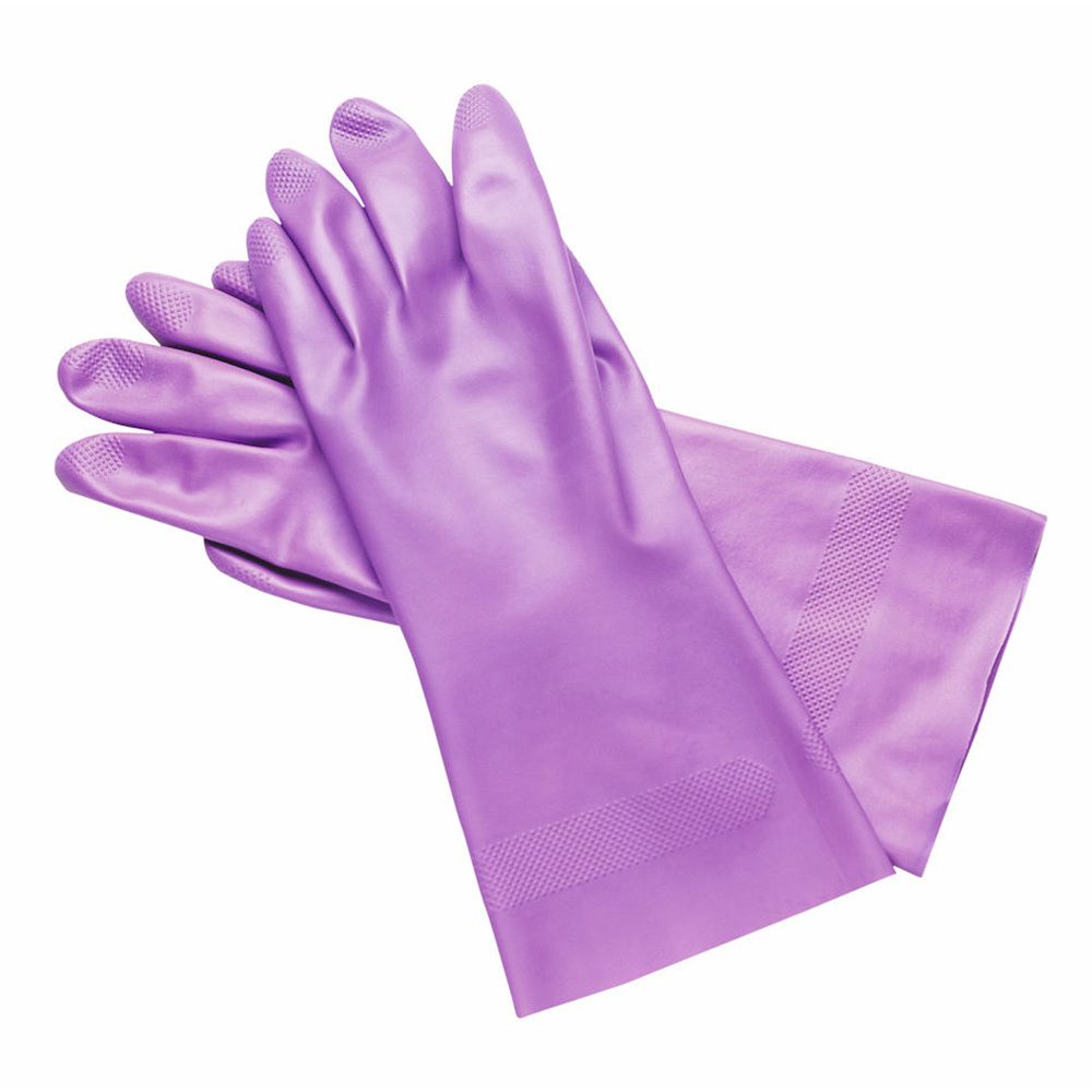 Schutzhandschuhe Nitril lila Gr. S extra lang, Paar