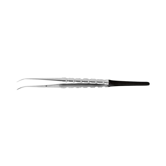 Pinzette Mikro 18cm gebogen S-L St