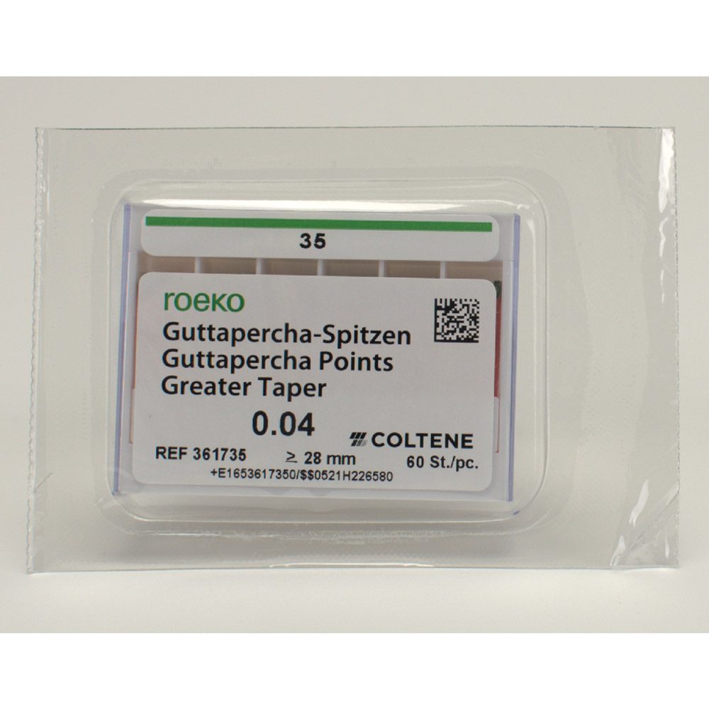 Guttaperchasp. Greater Taper 4/35 Pa