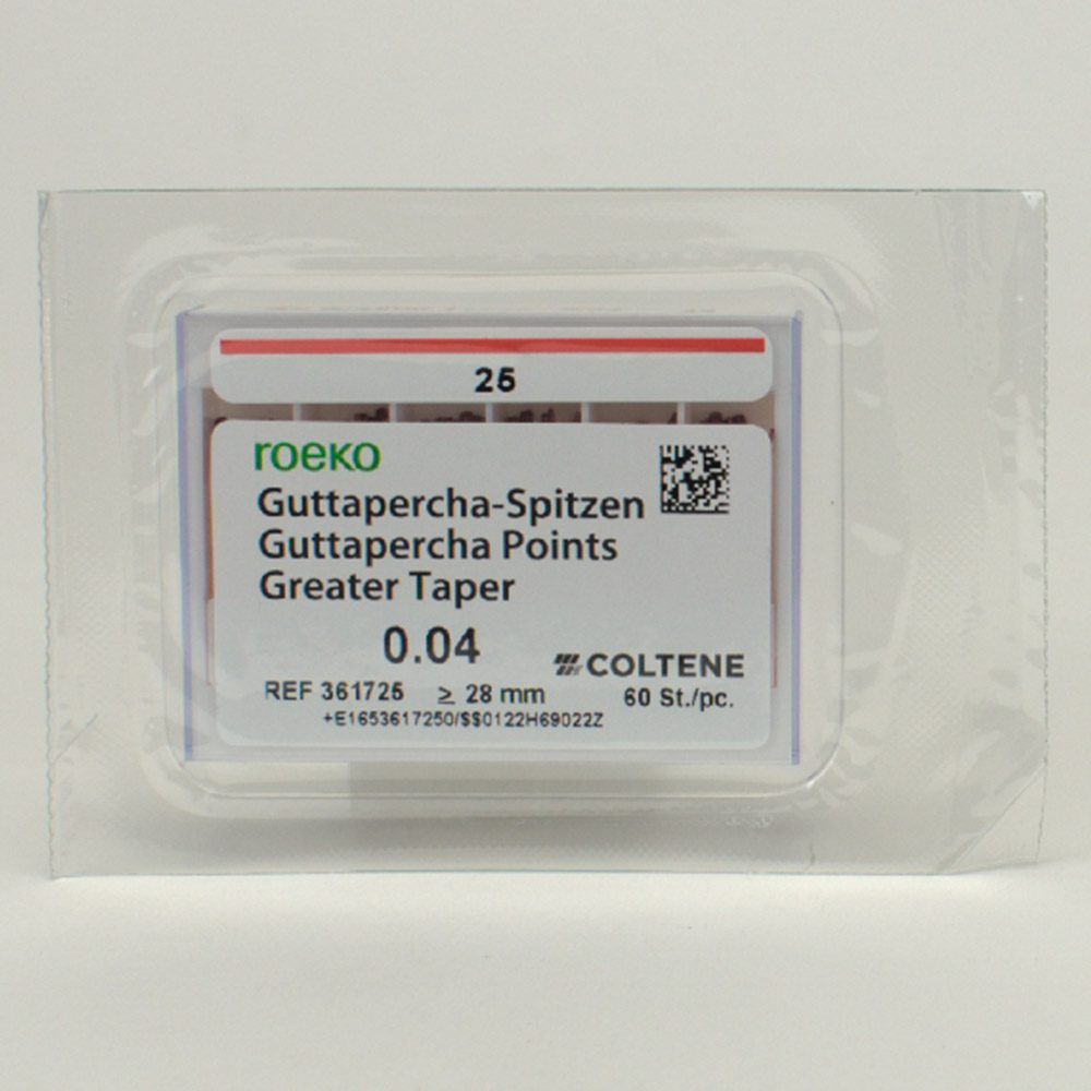 Guttaperchasp. Greater Taper 4/25 Pa