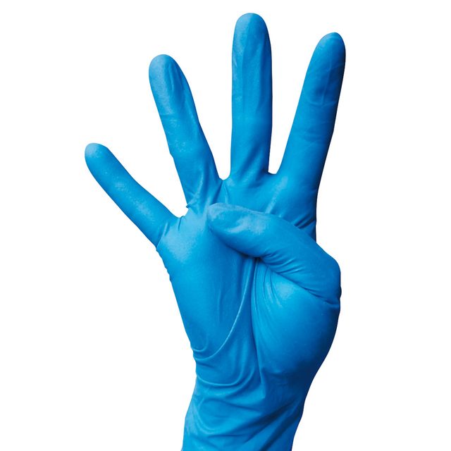 Einmalhandschuhe Latex XS blau 100St
