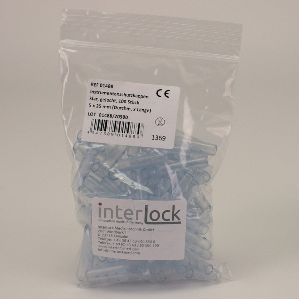 Inst.Schutzkappe klar 4,8x25,4mm   100St