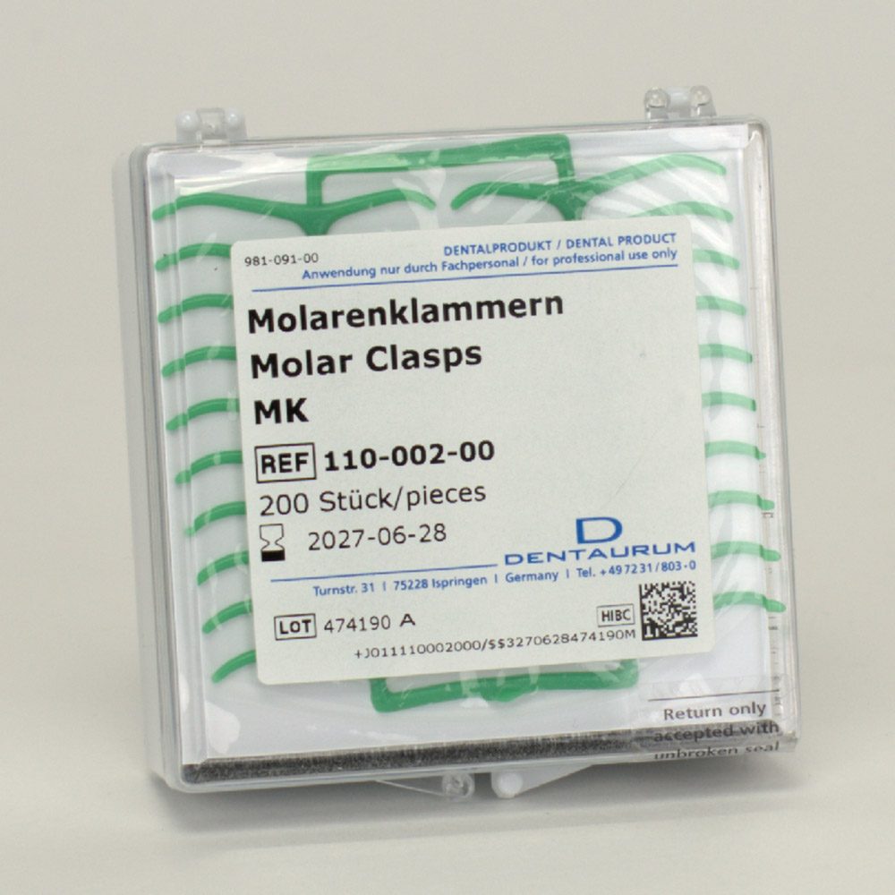 Wachsschablonen MK, 200 Stück