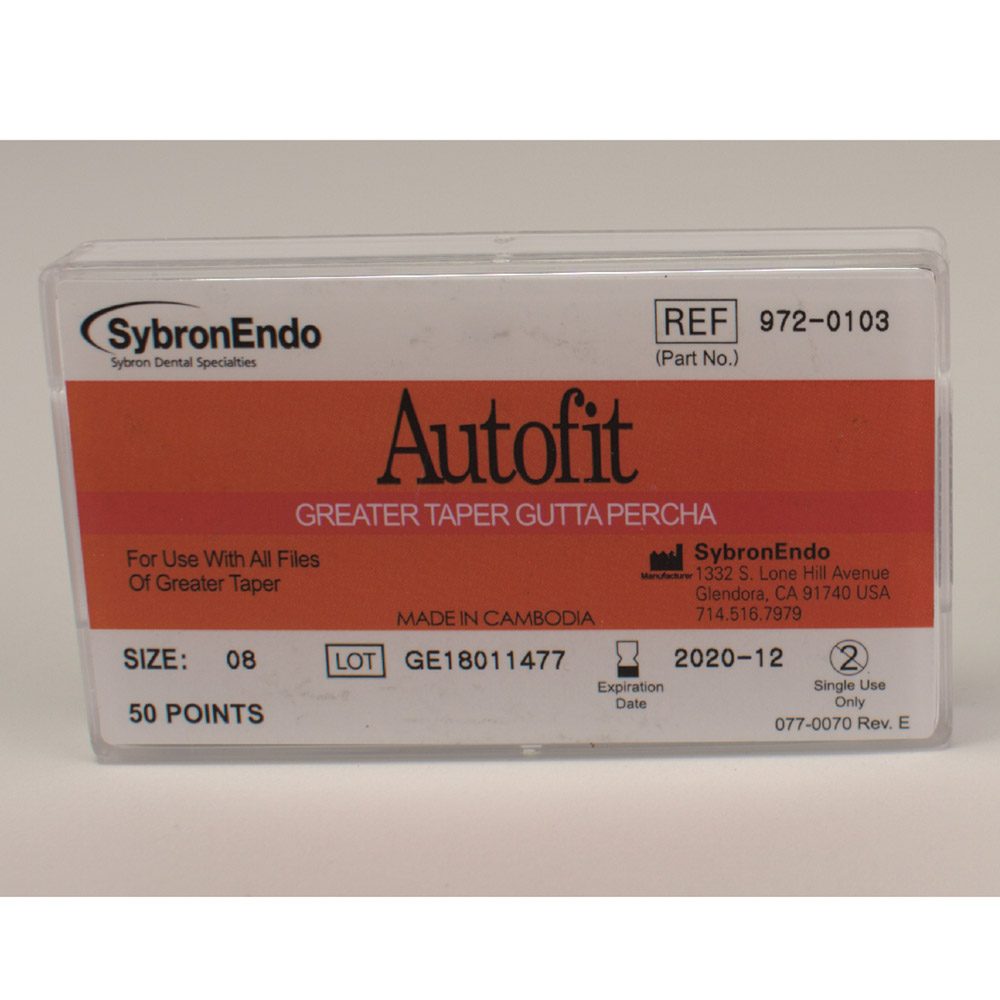Guttaperchasp. Autofit Gt 08 50St