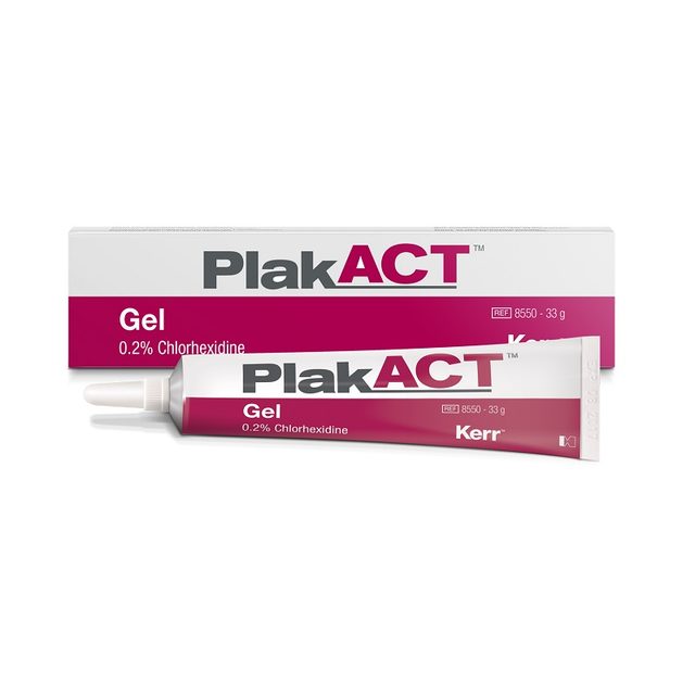 PlakACT-Gel 0,2 % Chlorhexidin, 33 g Tube