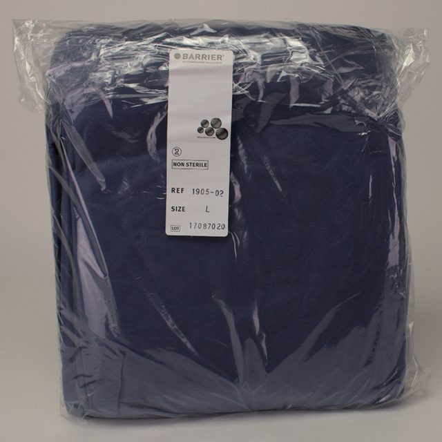 Barrier Schutzmantel L blau unst. 50St