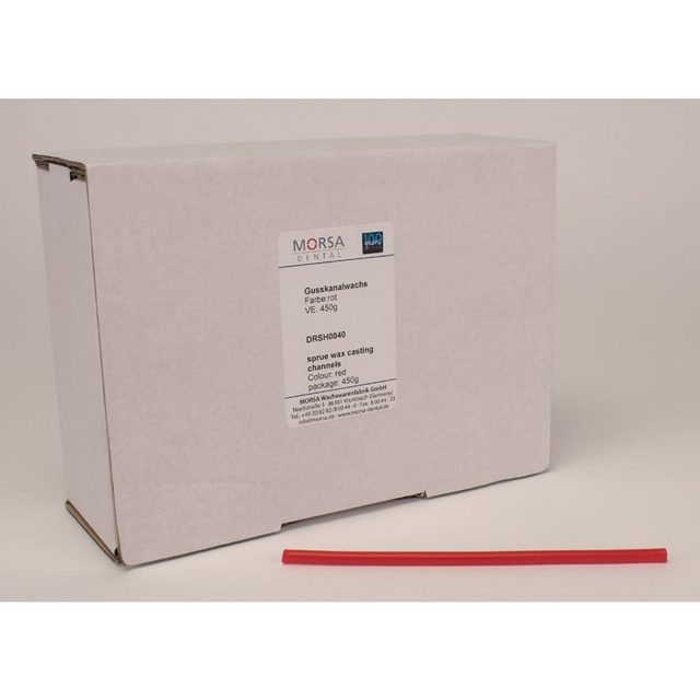 Gusskanalwachs rot 5mm 450g Stg