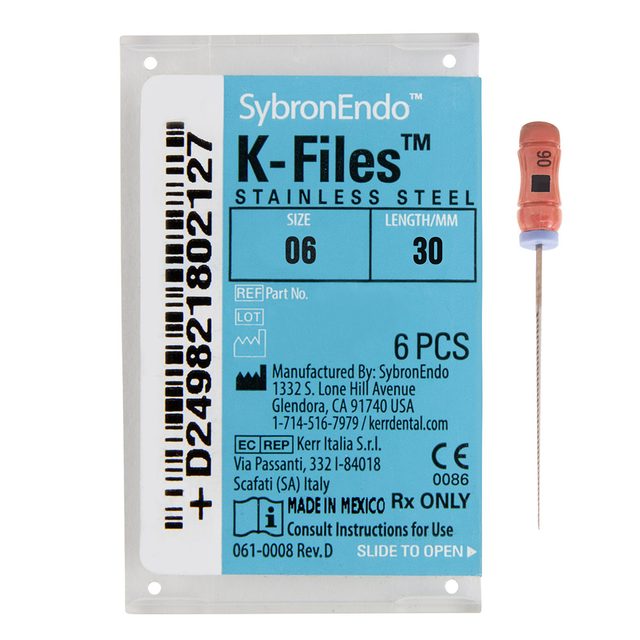 K-Feilen 006 30 mm, 6 Stück