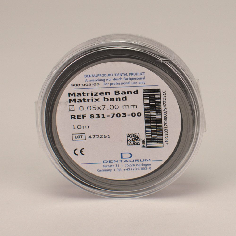 Matrizenband 0,05 X 7,0 mm 10m