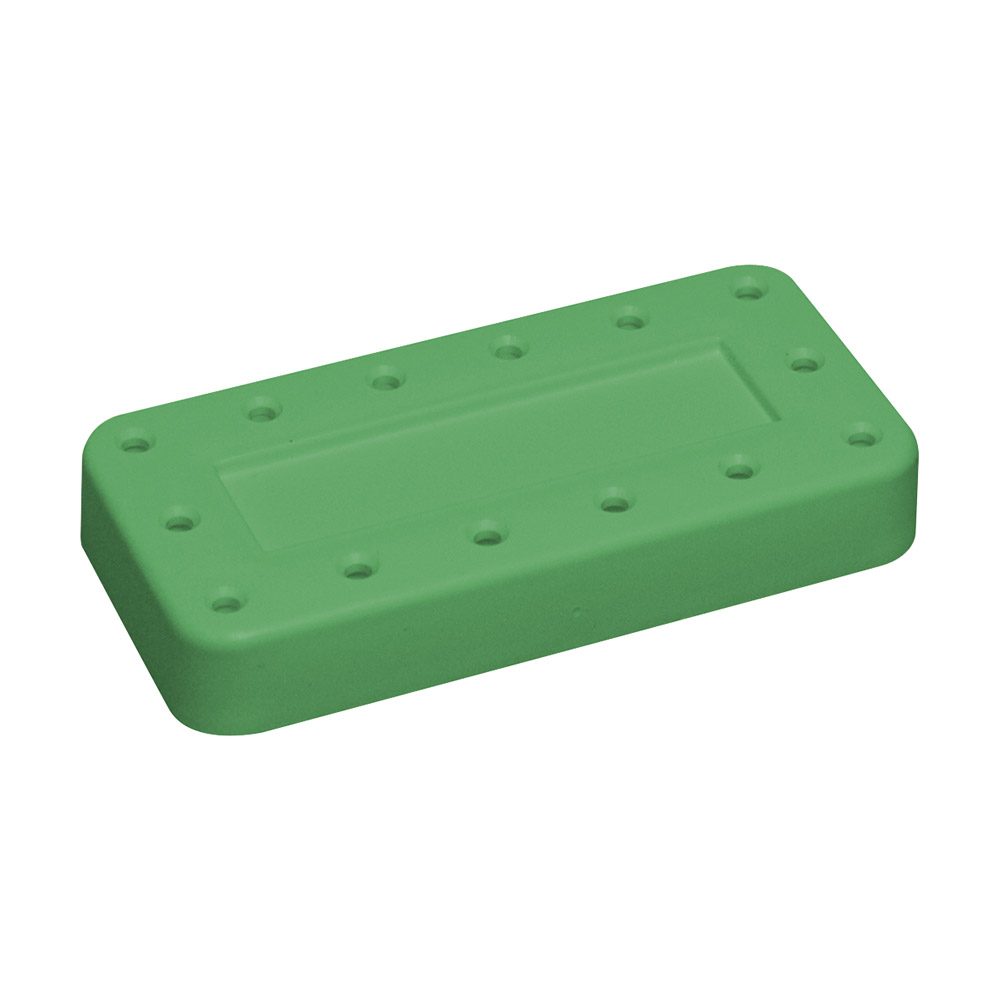 Bur Block 14-Loch magnetisch grün, Stück
