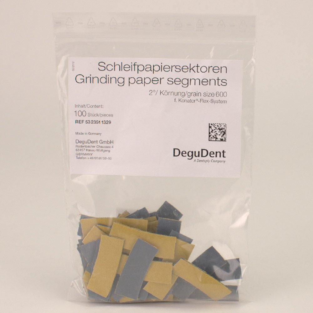 Schleifpapiersektoren 600 2°  100St