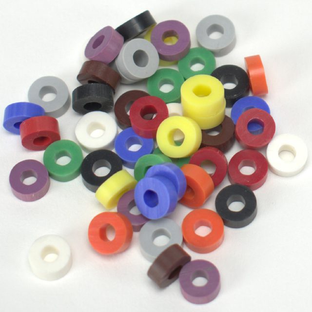 Silikon Ringe 6,8mm sortiert 48St