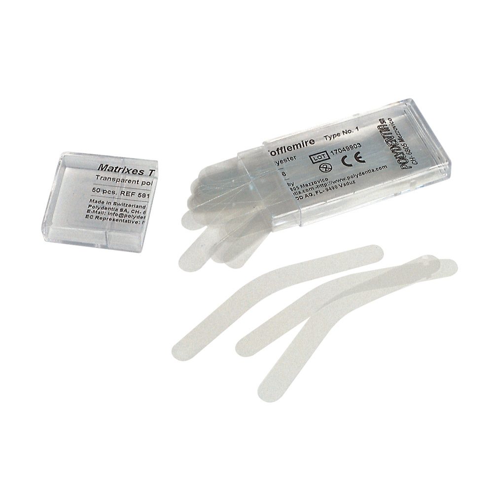 Tofflemire Matr.Transpa 6,3mm 50St