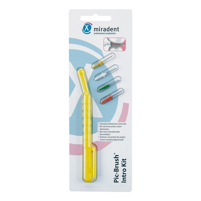 Pic Brush Ersatzbürsten gelb, Intro Kit