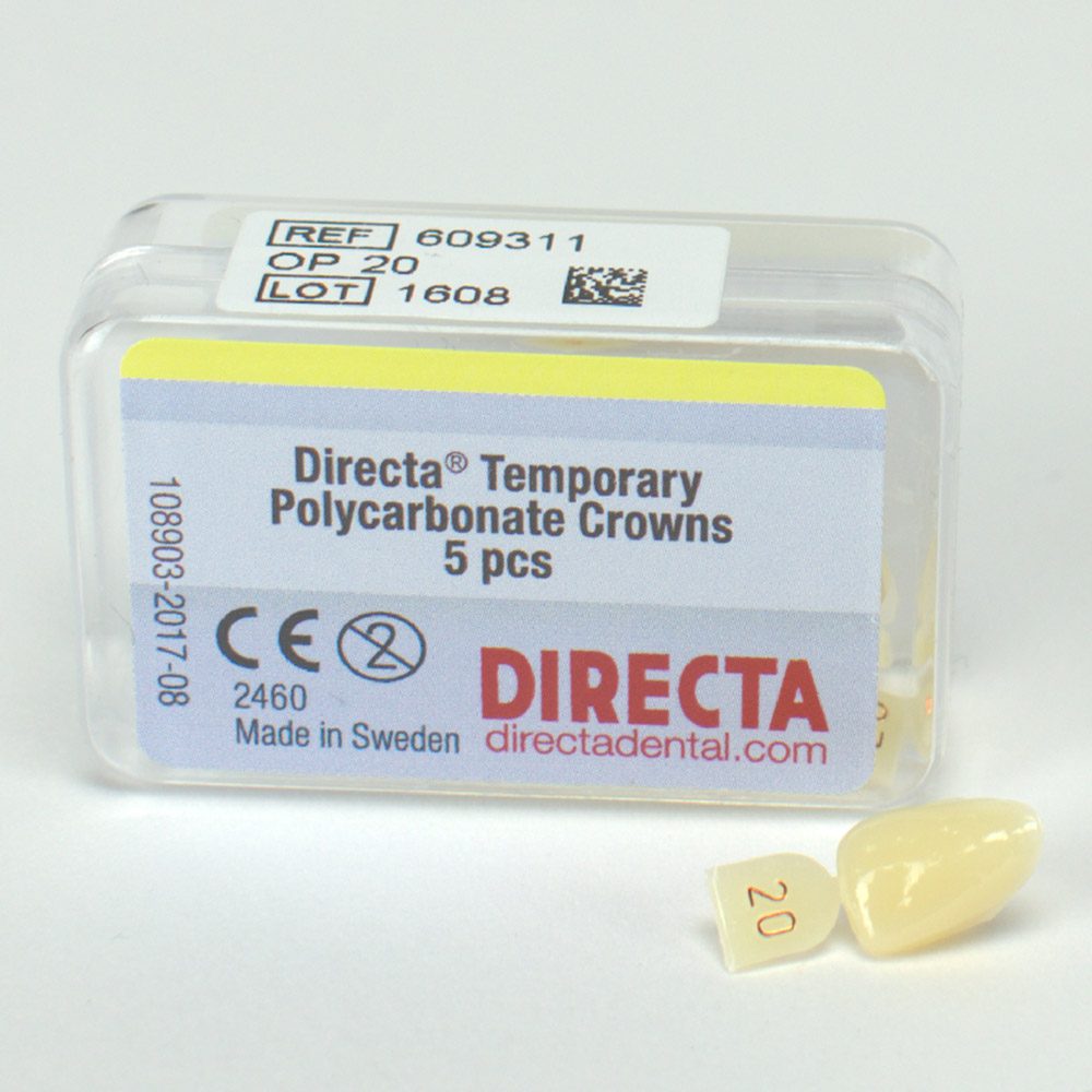 Directa-Kronen transluzent Nr. 20, 5 Stück