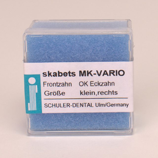 MK-Vario Wachsfertigteil OK Eckzahn klein rechts, 25 Stück