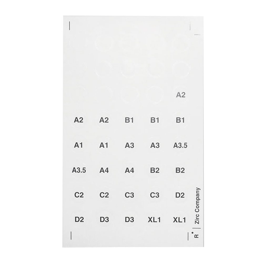 Zirc Farbaufkleber f. Compositwanne 2St