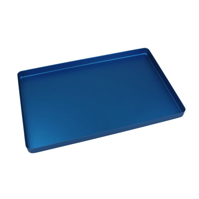 Norm-Tray Boden ungelocht blau St