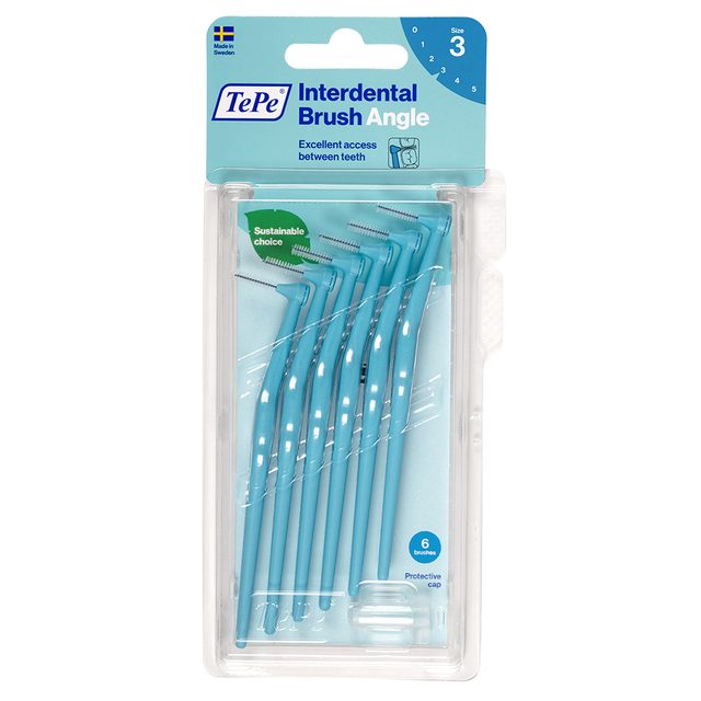 TePe Angle blau 0,6mm, 6 Stück
