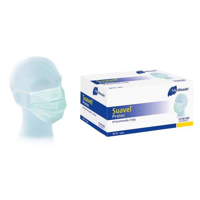 Mundschutz blau Protec Eco Typ II  50St