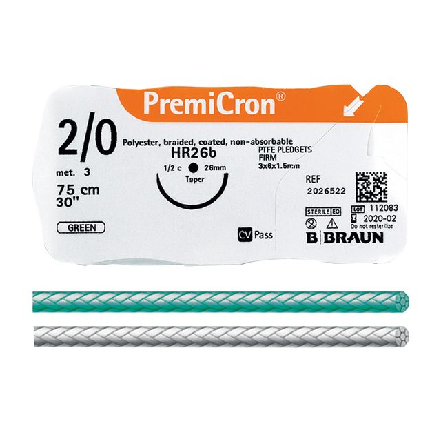 Premicron grün 3/0 HR17  75cm  3Dtz