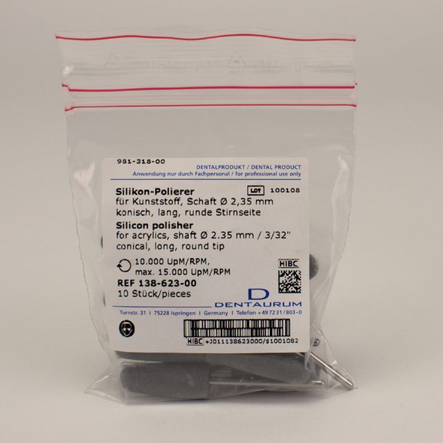 Gummipolierer Silikon -B- Hst 10St