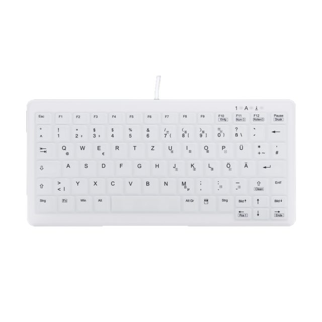 Tastatur Mini Notebook St. Kabel weiss St