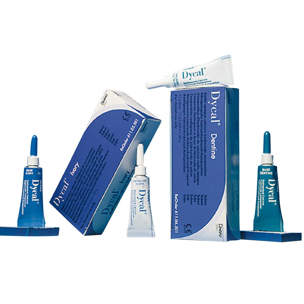 Dycal Dentin, 6 x Basispaste + 6 xKatalysator Tuben