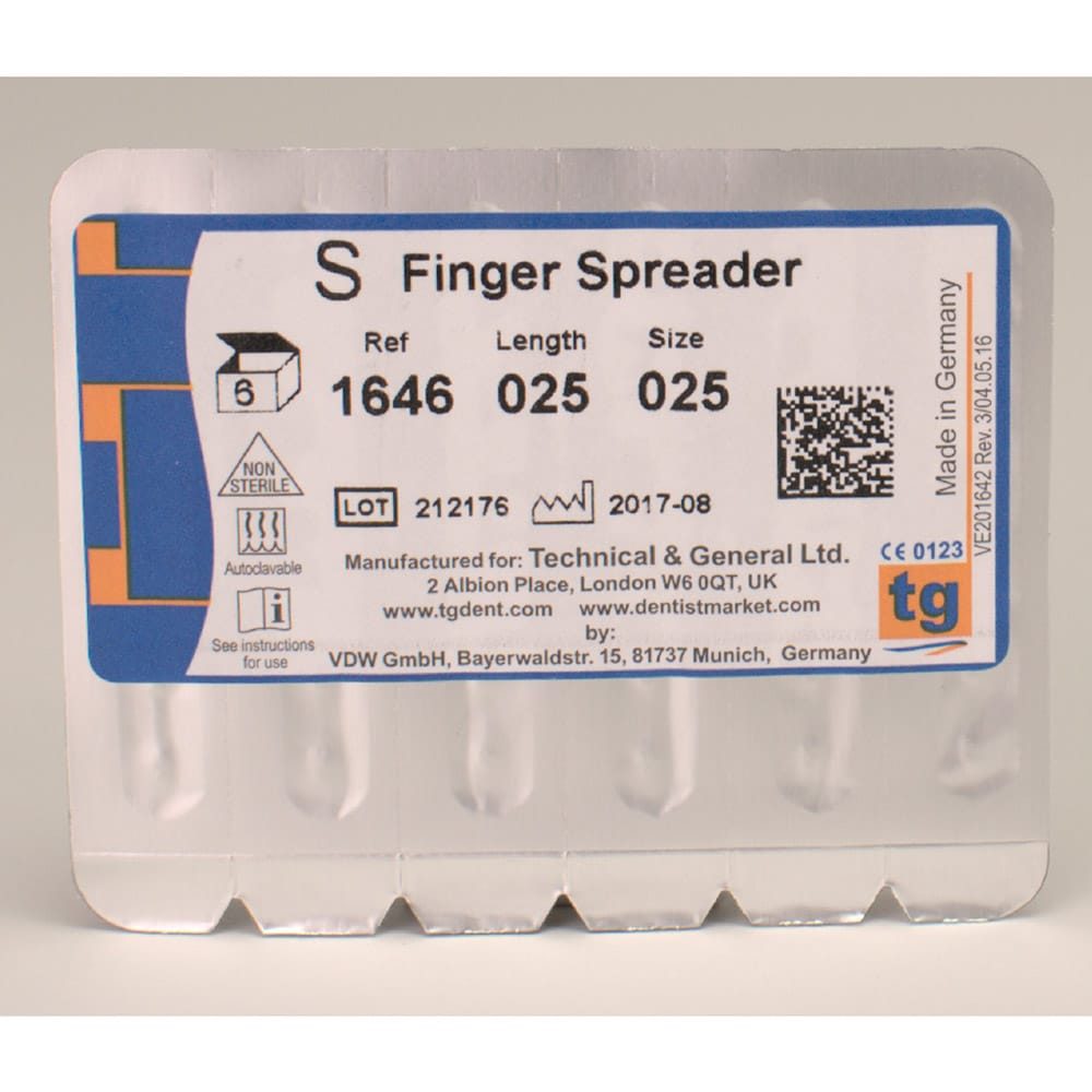 tg Finger Spreader 25mm Size 025 6pcs