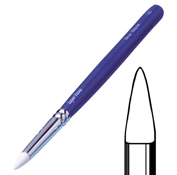 Silikonpinsel TD weiss spitz  St