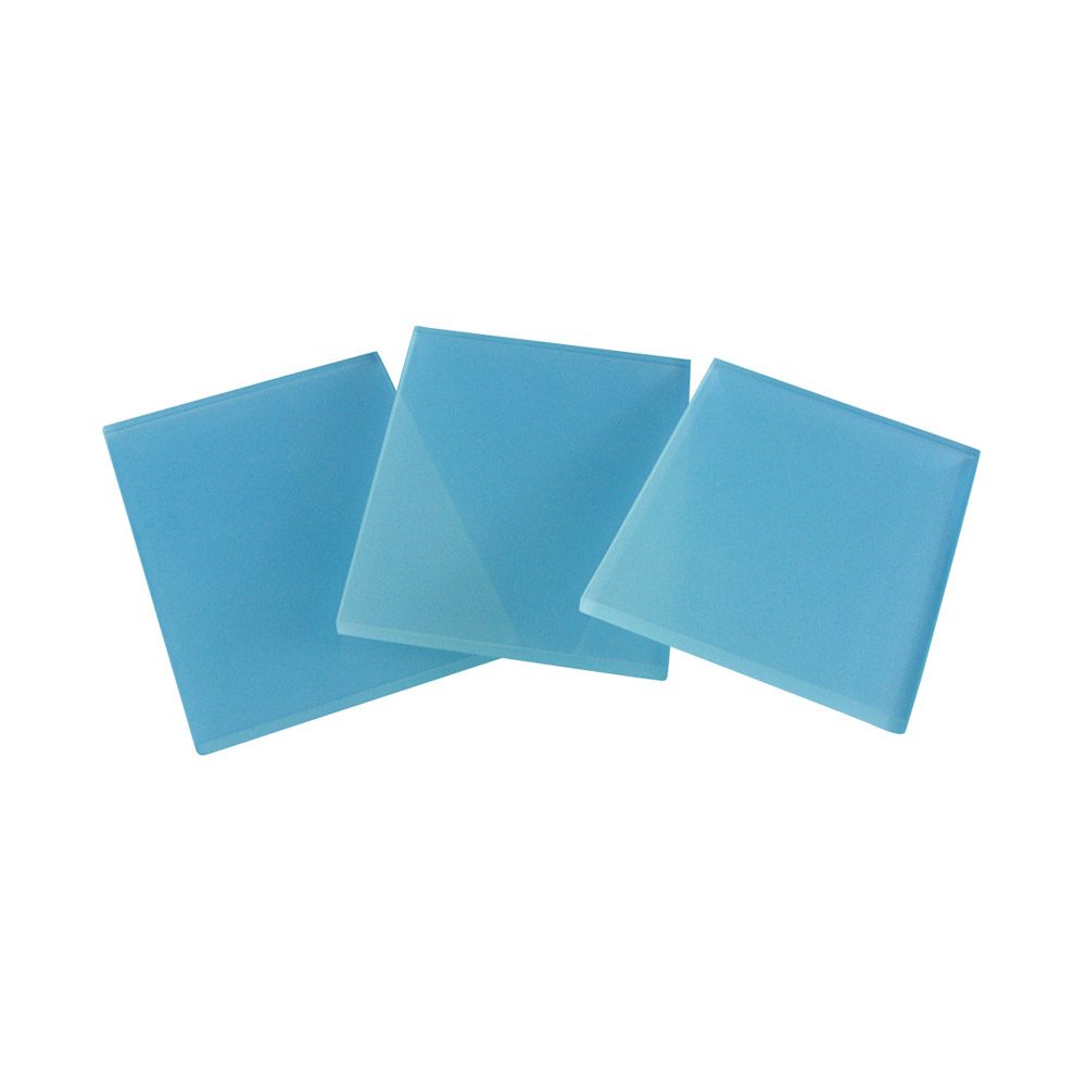 Glasplatten einseitig matt 95x70mm 12St