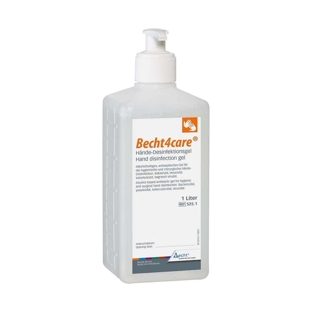Becht4care Desinfektionsgel 1Ltr Fl