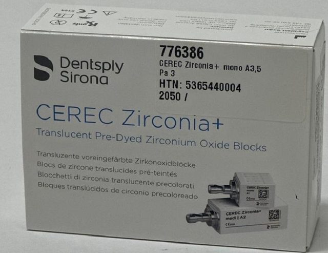 CEREC Zirconia+ mono A3.5 3St