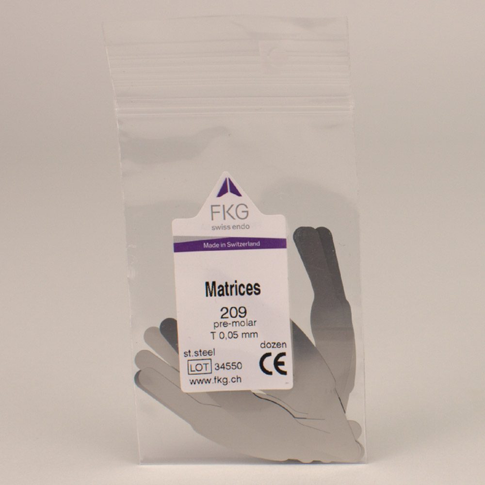 Matrizen FKG 209T Stahl 0,05 Dtz