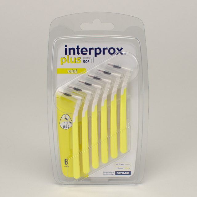 Interprox plus mini gelb  6St