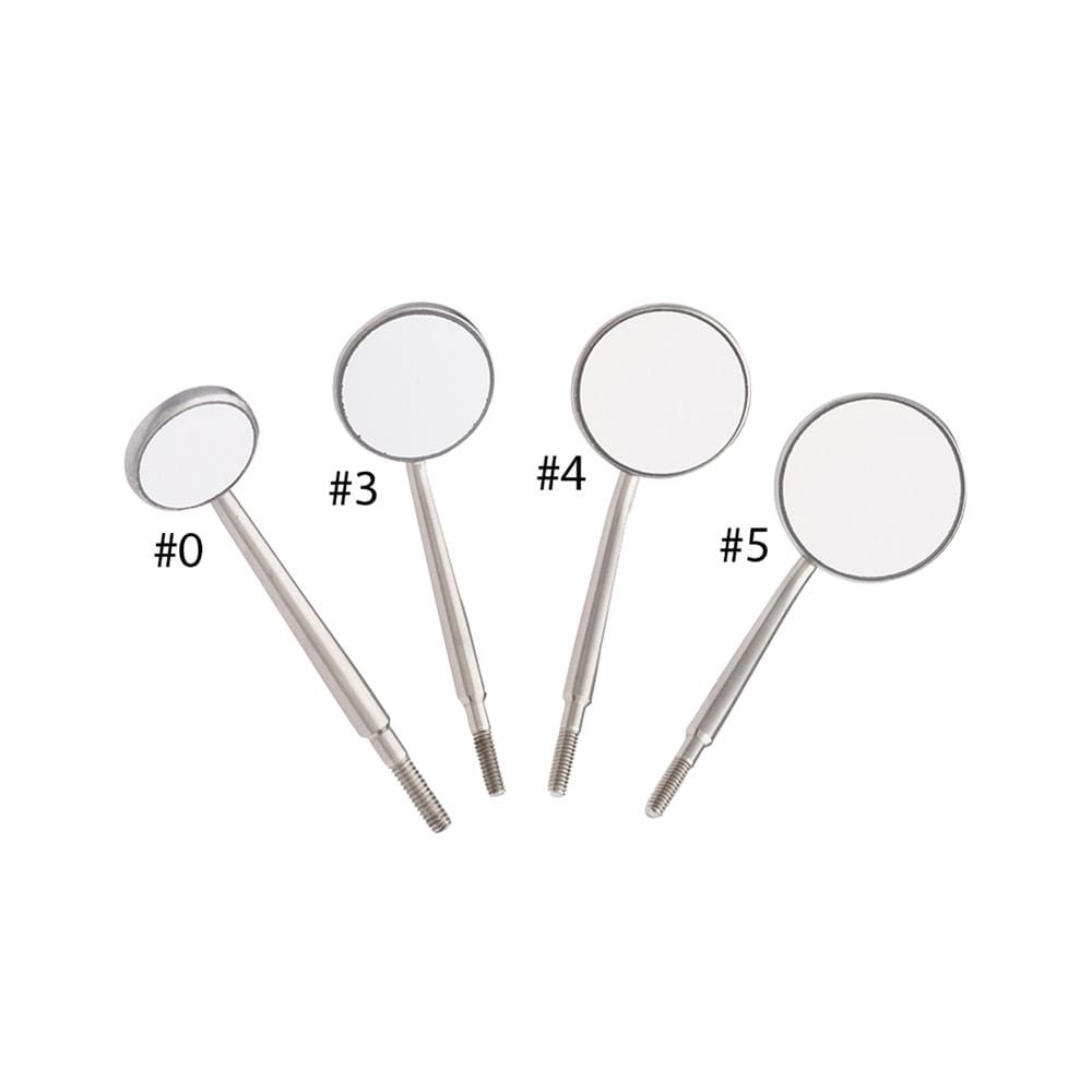 Crystal HD Komplett Mundspiegel Soft Grip #5, 12 Stück sortiert