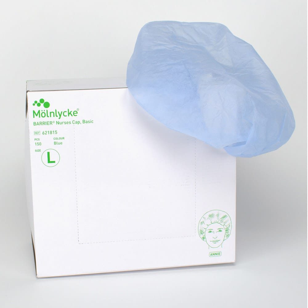 Barrier OP-Haube Annie blau L 150St