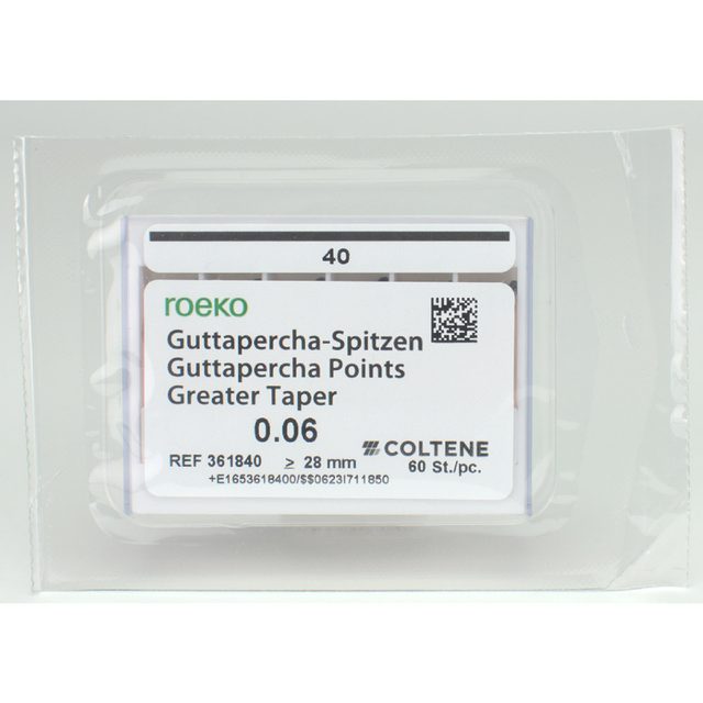 Guttaperchasp. Greater Taper 6/40 Pa