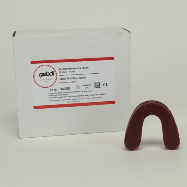 Metallfolienwachs 4,0mm 60St