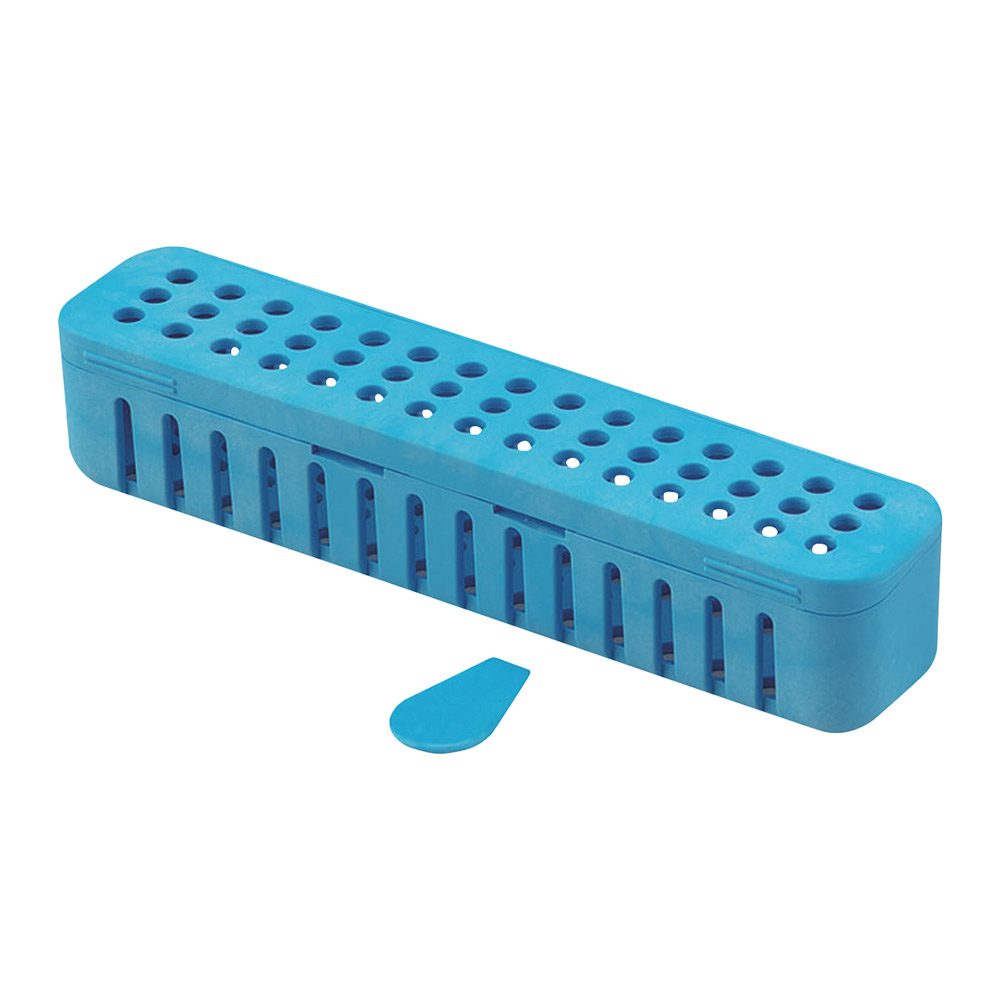Steri-Container Compact neon blau St