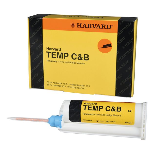 Harvard Temp C+B A2, 50 ml Kartusche + 10 Mischkanülen