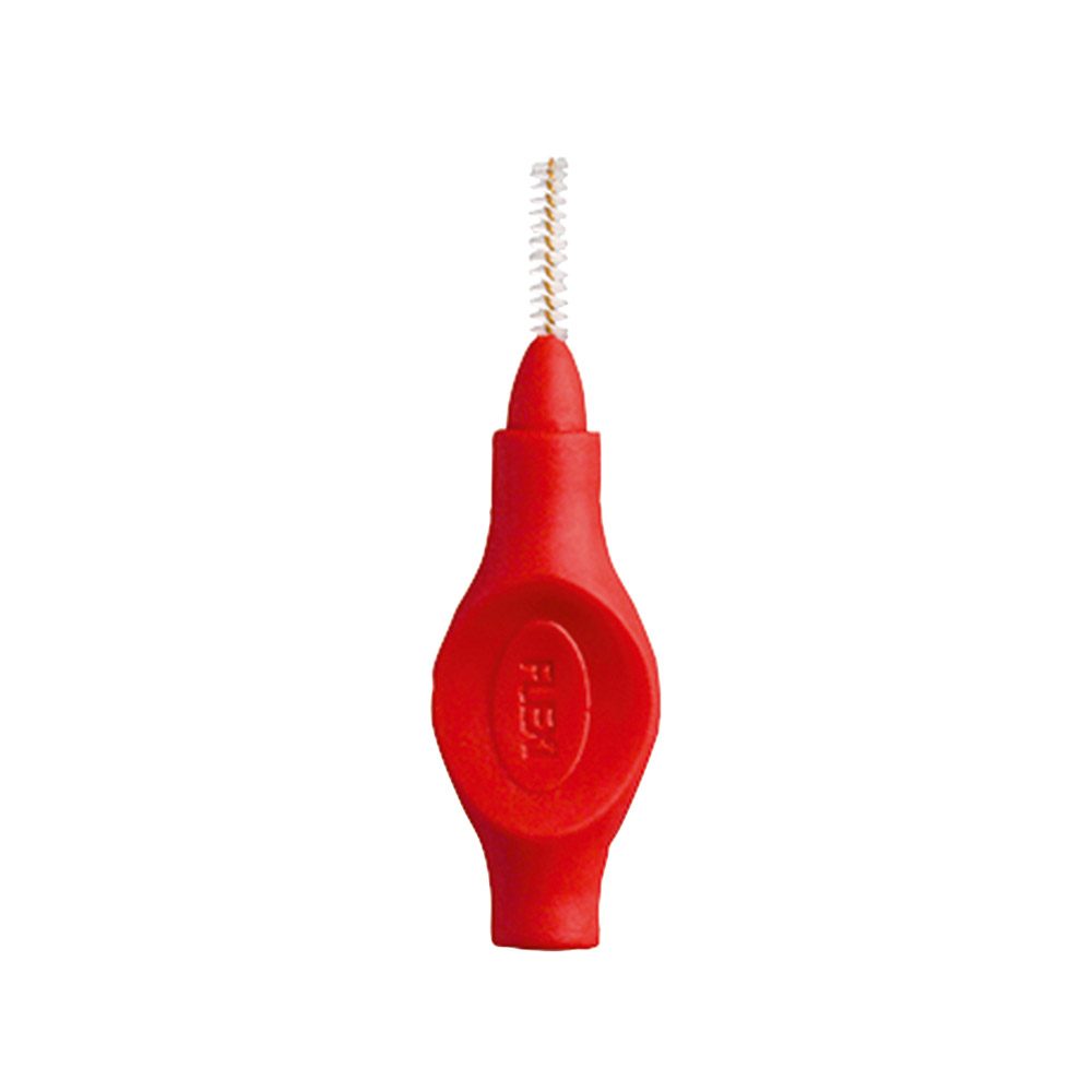 Interd.Bürste Flexi rot 0,9   25St