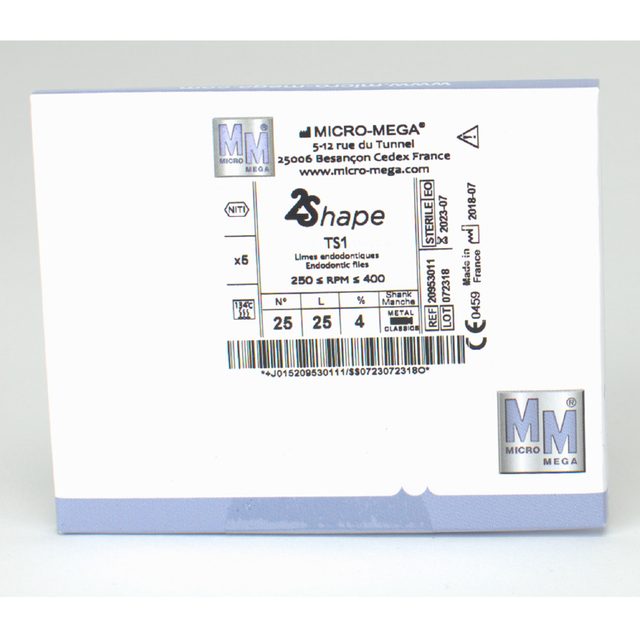 2Shape File TS1 N25 4% L25 Classics steril, 5 Stück