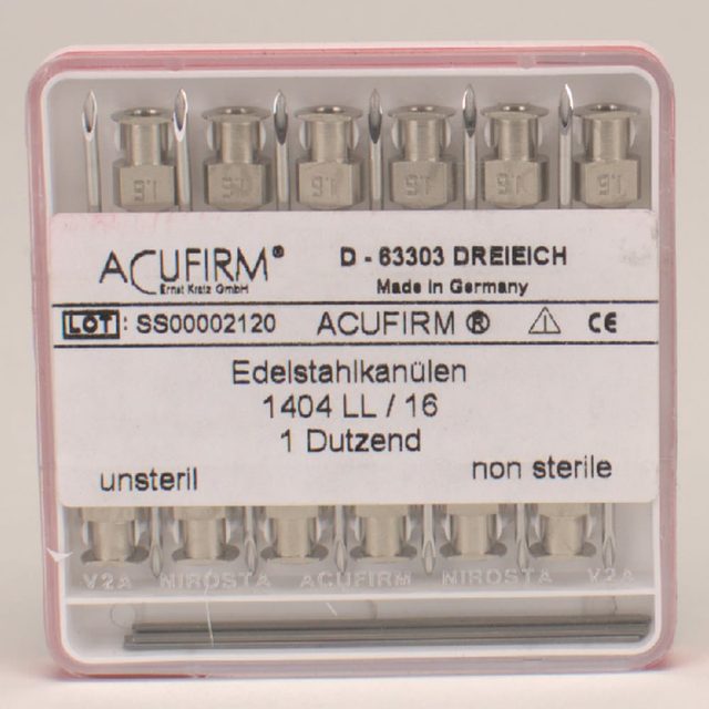 Acufirm Kanülen 1404LL/16      Dtz