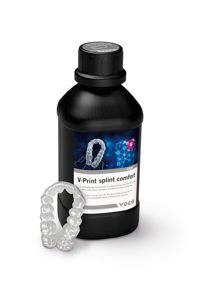 V-Print splint comfort clear, 1 kg Flasche