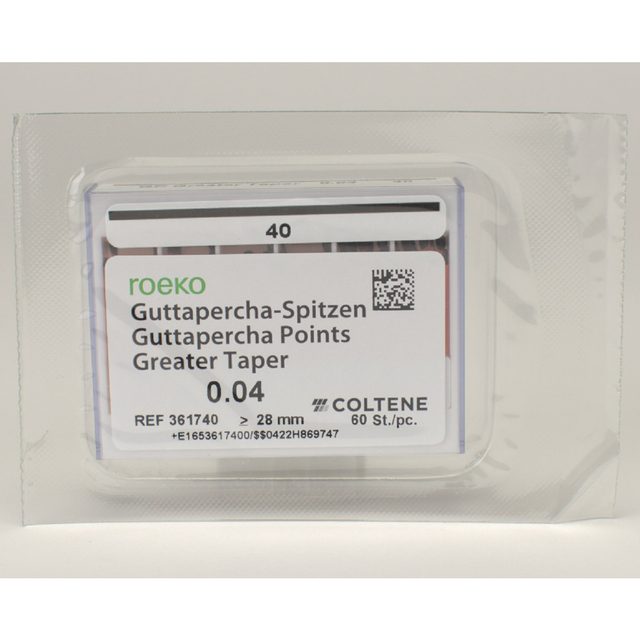 Guttaperchasp. Greater Taper 4/40 Pa