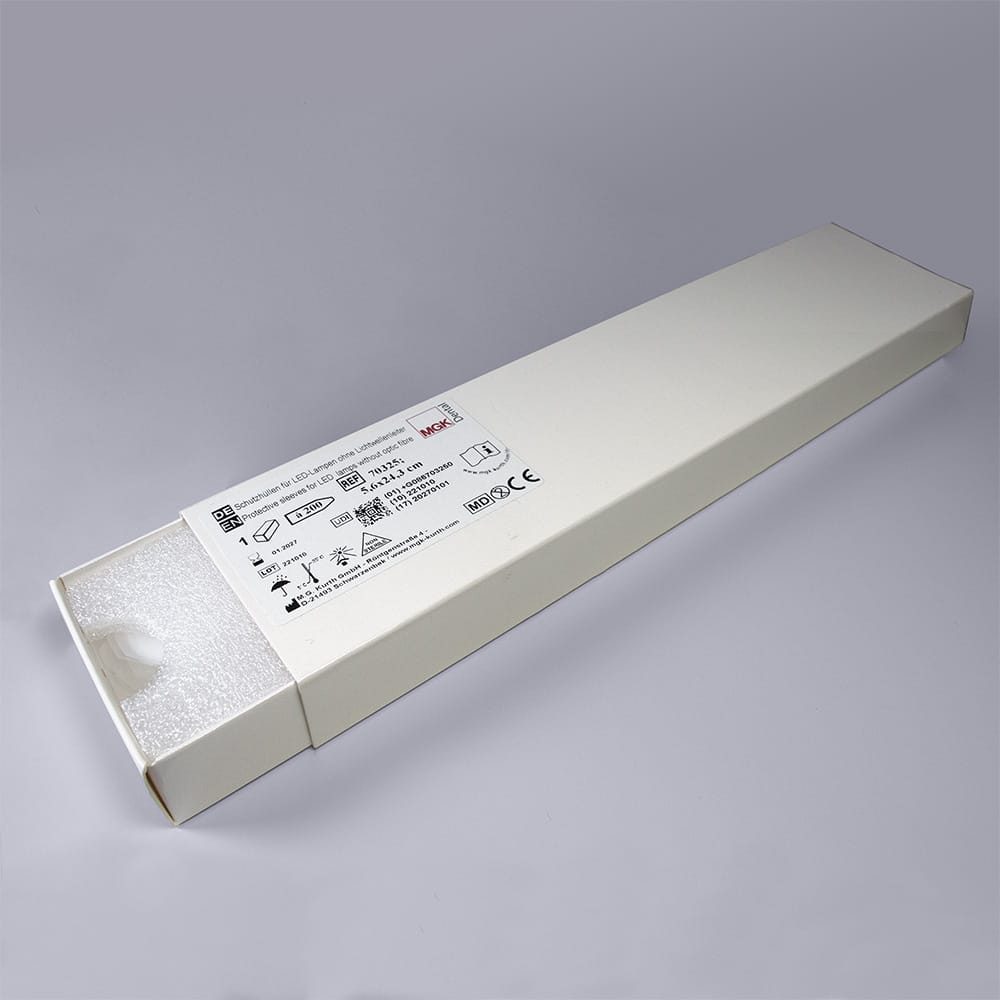 Schutzhüllen f. LED Polylampe 5,6x24,3cm