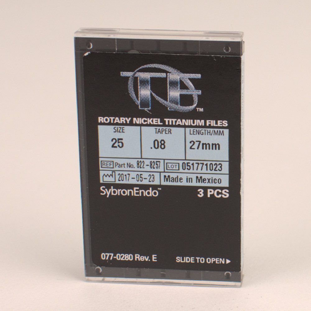 Twisted Files 25/.08 Taper 27mm 3St