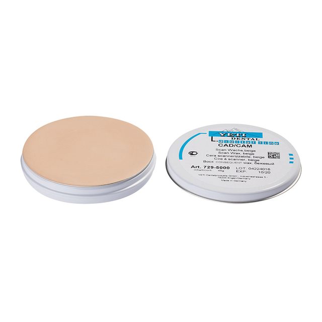 CAD/CAM Scanwachs beige, 45 g