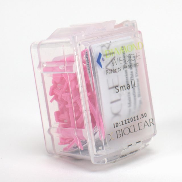 Bioclear Diamond Wedge small rosa  50St